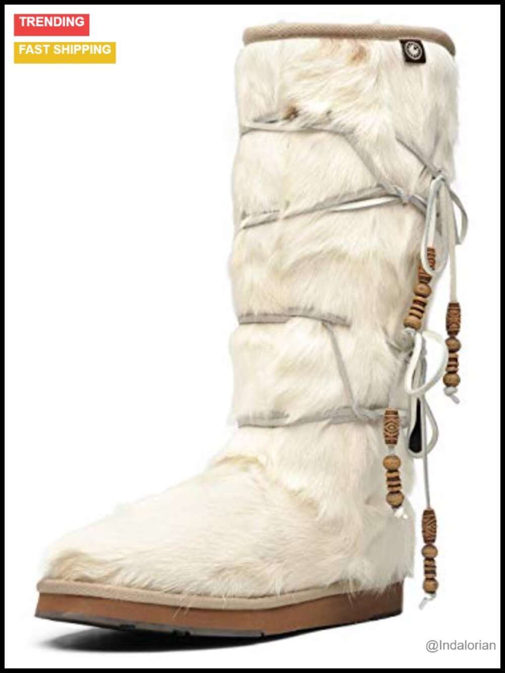 Suede Shearling Merino Wool Lined Knee High Winter Snow Boots
